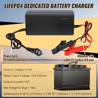 Carregador Rápido 14.6V 10A LiFePO4: Potencialize suas Baterias de Lítio com Eficiência e Segurança - imagem 3