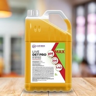 Detergente Líquido Concentrado Live Det Pro 5L - Limpeza Profunda para Cozinhas e Empresas - imagem 5