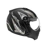 Capacete Peels Mirage Living Preto Fosco/Grafite: Segurança e Estilo com Queixeira Removível e Óculos Solar - imagem 1