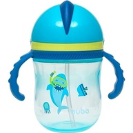 Copo Tubarão 240ml Buba Azul - Seguro, Ergonômico e Livre de BPA - imagem 2