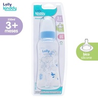 Lolly Mam 250ml Silicone Rosa Azul - Bico Macio e Livre de BPA - imagem 5