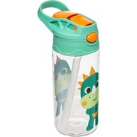 Garrafinha Tritan Buba Zoo Dino - 450ml com Canudo Silicone Seguro e Livre de BPA - imagem 5