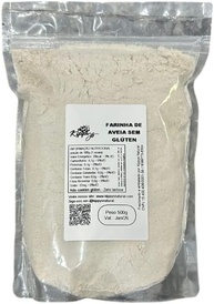 Farinha de aveia *SEM GLUTEN* livre de contaminação cruzada ou traços de glúten - 500 g - imagem 6