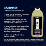 Vonixx Descontaminante Ferroso Izer 3L: Rodas Impecáveis e Livre de Ferrugem - imagem 3