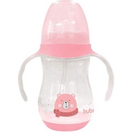 Copo com Alça Ursinho Buba Rosa 250ml - Seguro, Ergonômico e Livre de BPA - imagem 2