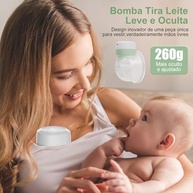 Bomba de Tirar Leite Elétrica Wearable - Mãos Livres, Silenciosa e Conveniente - imagem 3