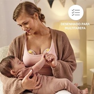 Kit de Extração com Mãos Livres Medela - Conchas Coletoras para Extrator Elétrico Duplo Swing Maxi - imagem 3