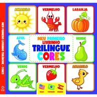 Livrinho Trilíngue Cores: Aprender Brincando! - imagem 1
