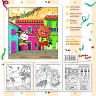 Livro de Colorir Adulto CUTE & COMFY: Carnaval Divertido e Relaxante - Sucesso TikTok - imagem 3