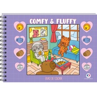 Livro Comfy and Fluffy Purple - Relaxamento Através da Arte - imagem 1
