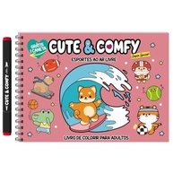 Livro de Colorir Cute & Comfy Super Special: Esportes ao Ar Livre + Caneta - imagem 2