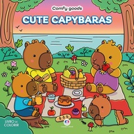 Livro de Colorir Capivaras: Relaxamento e Criatividade - imagem 1
