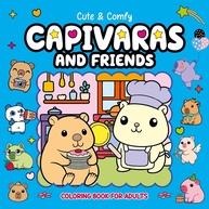 Livro de Colorir Capivaras: Relaxamento e Fofura! - imagem 1