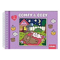 Livro de Colorir Comfy & Cozy: Magia Relaxante! - imagem 1