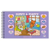 Livro de Colorir Comfy & Fluffy: Diversão Relaxante! - imagem 1
