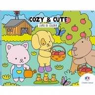 Livro de Colorir Cozy & Cute: Relaxe e Crie! - imagem 1