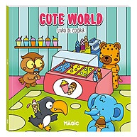 Livro de Colorir Cute World Magic: Alivie o Estresse! - imagem 1