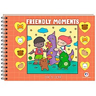 Livro de Colorir Friendly Moments: Relaxamento e Criatividade - imagem 1