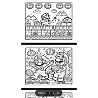 Livro de Colorir Super Mario A5 - 50 Páginas + Acetato - imagem 1