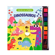 Livro Dedinhos Dinossauros: Aventura Colorida! - imagem 1