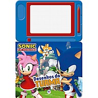 Livro Lousa Magnética Sonic: Desenhe e Brinque! - imagem 1