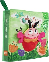 Luwecf Livro suave Toy sensorial recém -nascido fofo Desenvolvendo habilidades cognitivas CRINKE - imagem 1