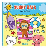Livro Para Colorir Comfy Sunny Days Magic – Relaxamento e Criatividade - imagem 1