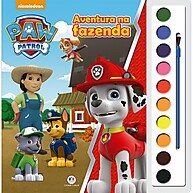Livro Patrulha Canina Aventura na Fazenda: Diversão e Aquarela - imagem 1