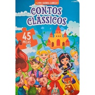 Livro Quebra-Cabeça Contos Clássicos: 45 Peças + Capa Dura - imagem 1