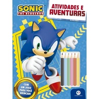 Livro Sonic: Diversão e Aventura para Colorir! - imagem 1