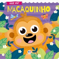 Livro Toque e Sinta Macaquinho: Diversão Tátil! - imagem 1