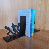 Porta-Livros Decorativo em MDF com Design de Boneco de Guerra - Ideal para Aparadores e Escritórios - imagem 5