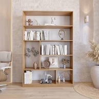 Estante para Livros Seattle 1800x1200cm - Design Moderno em Freijó | Yescasa - imagem 2