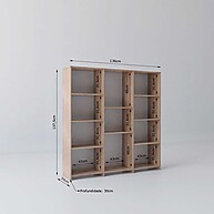 Estante London 11 Prateleiras: Organize Seus Livros! - imagem 2