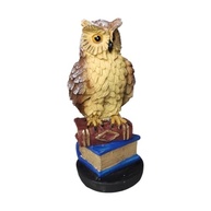 Estátua de Coruja em Resina com Livros - Decoração Inteligente e Simbólica - imagem 4