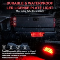 Luz de Placa LED LivTee: Upgrade para Chevy Silverado, Tahoe, GMC Sierra e mais (1999-2013) - imagem 3