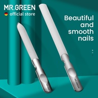 Lixa de Unha Profissional Mr.Green: Dupla Face em Aço Inox - imagem 1