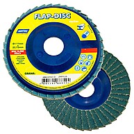 Lixa Flap 4.1/2" Grão 80 Norton: Desbaste e Acabamento! - imagem 1