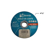 Discos de Corte Inox Bramix: Kit 10 para Lixadeira - imagem 2