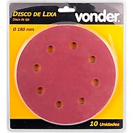Disco de Lixa LPV 750 10x Grão 150 – Acabamento Perfeito na Sua Lixadeira - imagem 2