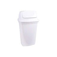 Lixeira Branca 7,2L com Tampa Basculante – Prática e Elegante - imagem 1