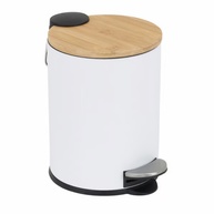 Lixeira com Pedal e Bambu: 3L de Elegância - imagem 1