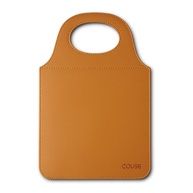 Lixeira Premium para Carro em Couro Ecológico - Porta Lixo Universal Elegante Caramelo - imagem 1
