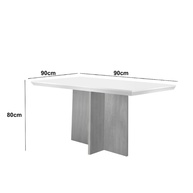 Sala de Jantar Completa: Mesa Olímpia + 4 Cadeiras Liz - imagem 2