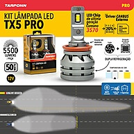 Lâmpada LED TX5 Pro: Iluminação Automotiva 11000 Lm - imagem 2