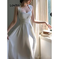 Vestido Elegante com Laço: Lovito LNE51083 - imagem 2