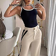 Conjunto de Calça Feminino Elegante: Lovito LNL67157 - imagem 2