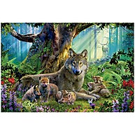 Puzzle de 150 Peças: A Família de Lobos - imagem 2