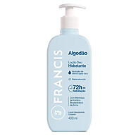 Loção Francis Algodão: 72h de Hidratação e Perfume! - imagem 1