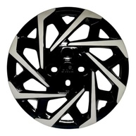 Kit 4 Calotas Esportivas Aro 14 Preto/Prata - Design Moderno para Logan e Sandero - imagem 3